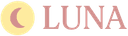 LUNA Kindertagespflege Logo - Mond und Sterne Symbol