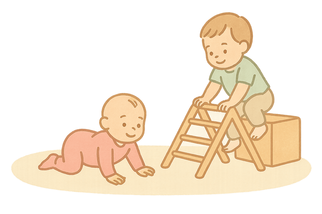 Kinder bei freier Bewegung nach Emmi Pikler - natürliche Entwicklung in sicherer Umgebung